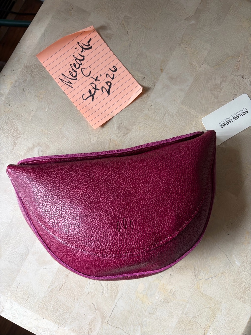 Portland Leather Medium Orchid Koala - New with tags!